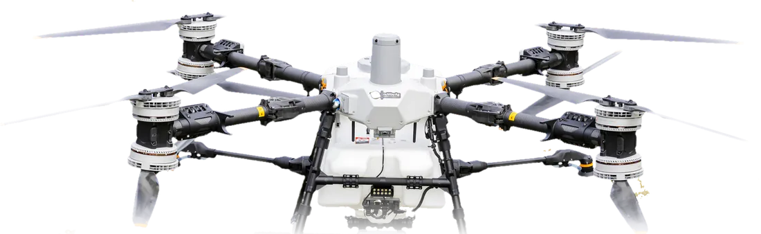 DJI Agras T100 spray drone